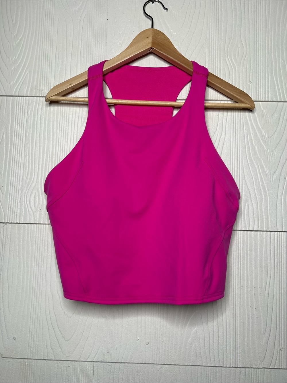 lululemon athletica Hot Pink Cropped Athletic Tank